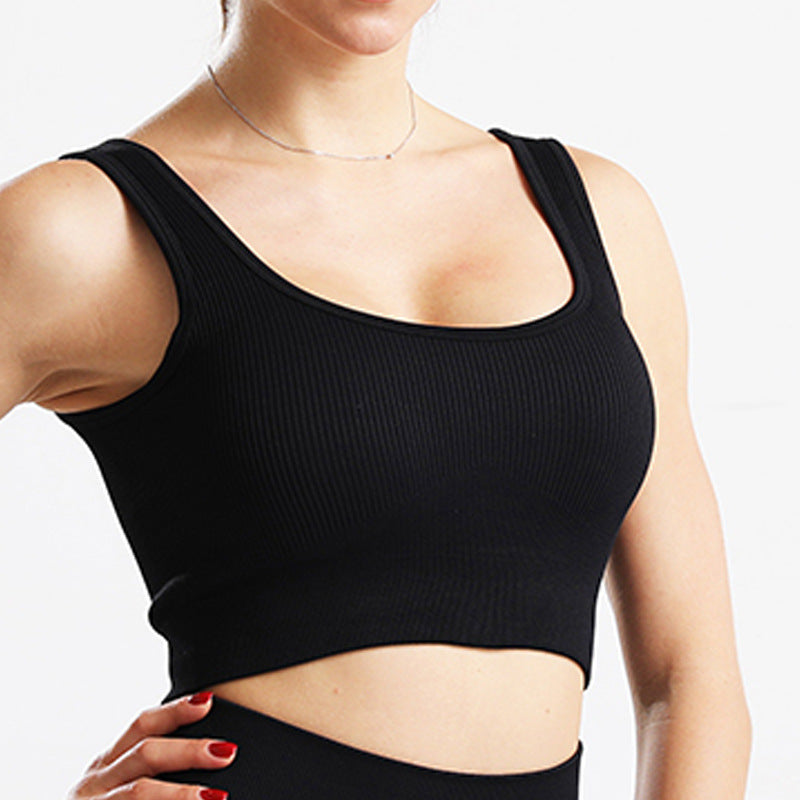 Seamless Knitted Sports Bra